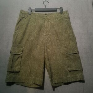 Tommy Bahama Relax‎ Green Silk Blend Men's Shorts Size 32